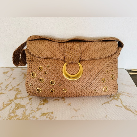 🔥🔥FINAL CLEARENCE🔥🔥 ELLIOTT LUCCA Tan Leather Bag - Picture 1 of 11